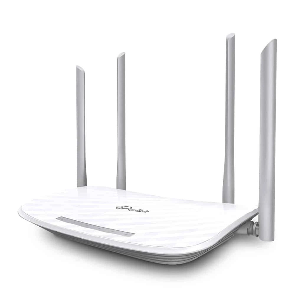 Le TP-Link AC1200 est un routeur/point d’accès sans fil bi-bande offrant des vitesses combinées jusqu’à 1200 Mbps. Avec ses 4 ports LAN et 1 port WAN, il garantit une connectivité rapide et fiable pour la maison ou le bureau.