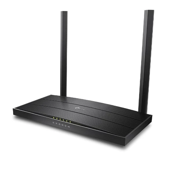 Le TP-Link Archer VR400 est un modem-routeur WiFi AC1200 VDSL/ADSL performant et polyvalent. Avec ses vitesses WiFi jusqu’à 1200 Mbps, ses ports LAN/USB et ses fonctionnalités avancées (contrôle parental, QoS, réseau invité), il offre une connexion rapide et stable pour toute la maison.