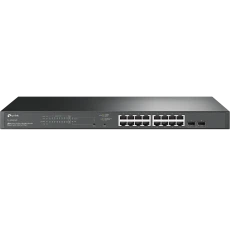 Le Switch TP-Link JetStream TL-SG2218P est un switch gigabit 18 ports, avec 16 PoE+, idéal pour les entreprises nécessitant une solution réseau performante avec une gestion avancée et une alimentation PoE.