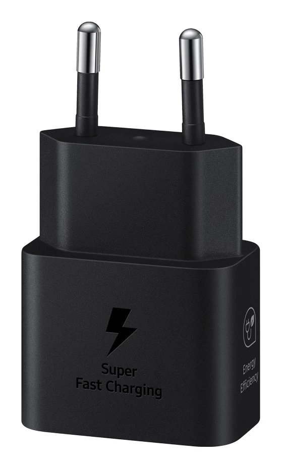 Le Chargeur Samsung Ultra-Rapide 25W USB-C permet une charge puissante et rapide pour vos appareils compatibles USB-C. Compact et pratique, il optimise l’efficacité énergétique tout en réduisant l’encombrement des câbles.