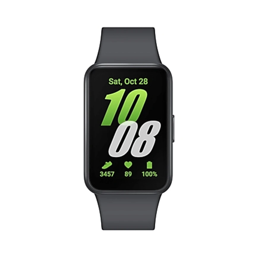 Samsung Galaxy Fit3 Gris – Suivi complet de votre activité et notifications instantanées. Idéale pour rester actif et connecté au Maroc.