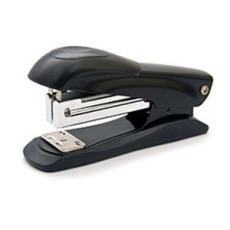 Mini agrafeuse de bureau compacte et légère, idéale pour un usage quotidien. Format pratique et design ergonomique, offrant une capacité d'agrafage de 20 feuilles pour tous vos besoins de bureau.