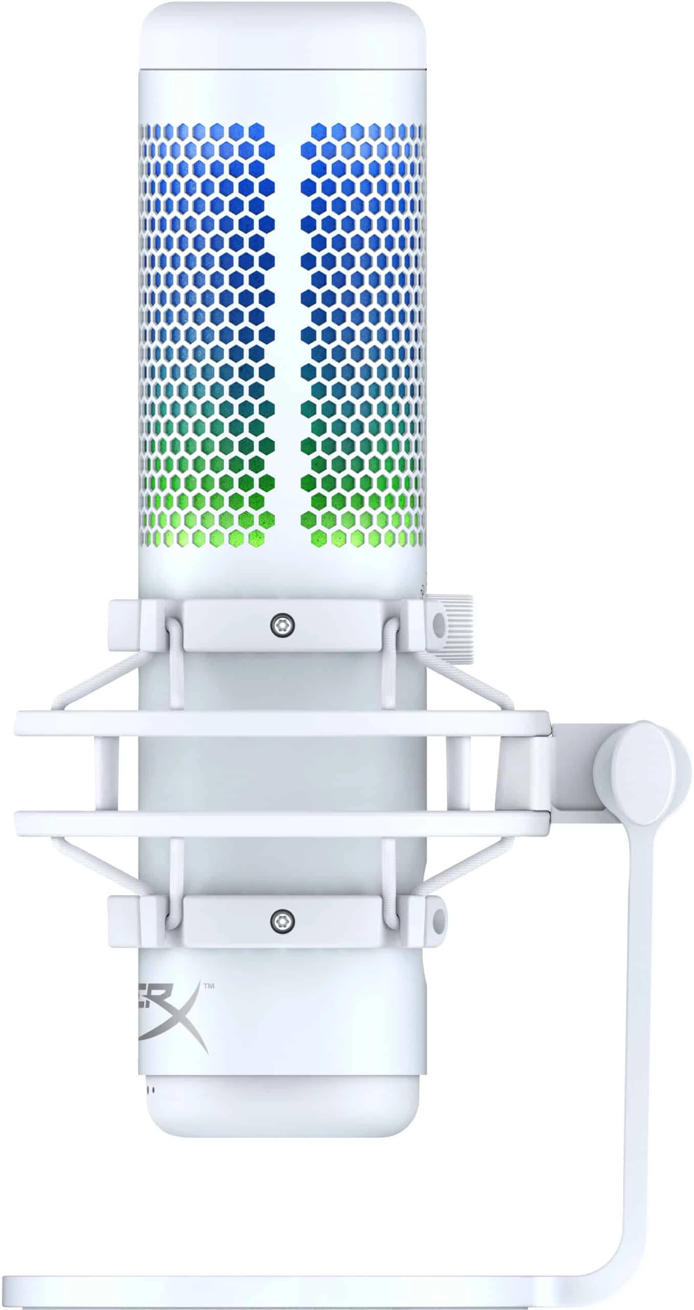 Le HyperX QuadCast S (519P0AA) est un microphone USB haut de gamme avec éclairage RVB personnalisable. Offrant quatre modes de directivité (stéréo, omnidirectionnel, cardioïde, bidirectionnel), il est parfait pour le streaming, le gaming, les podcasts et les visioconférences.