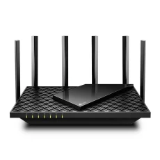 Le TP-Link Archer AX72 Pro est un routeur WiFi 6 AX5400 bi-bande Gigabit conçu pour les foyers modernes et les environnements connectés. Avec un débit total allant jusqu’à 5400 Mbps, la prise en charge de plus de 100 appareils simultanément et une sécurité avancée HomeShield, il garantit une connexion rapide, fluide et sécurisée pour tous vos usages : streaming 8K, jeux en ligne et télétravail intensif.
