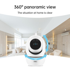 Caméra de sécurité ES104 1080P, offrant une résolution Full HD pour une surveillance claire et précise, idéale pour la sécurité à domicile ou en entreprise.