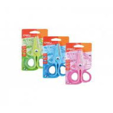 Ciseaux écolier Deli E6071, 13.4 cm, spécialement conçus pour les jeunes utilisateurs, disponibles chez It Delta Com. Parfaits pour les activités scolaires et artistiques.