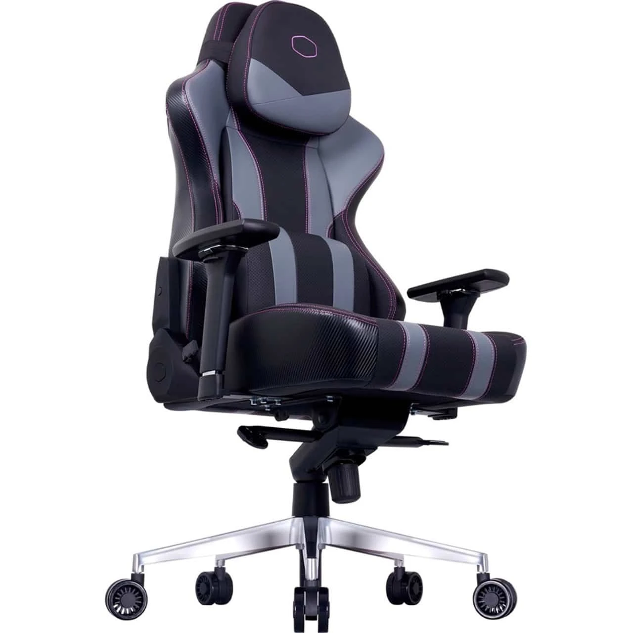 Cooler Master Caliber X2 – Chaise gaming ergonomique avec dossier inclinable 160°, accoudoirs 3D et soutien lombaire premium.