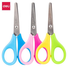 Ciseaux école Deli ED60100, 11.4 cm, spécialement conçus pour les jeunes élèves, disponibles chez It Delta Com. Parfaits pour les activités scolaires et artistiques.