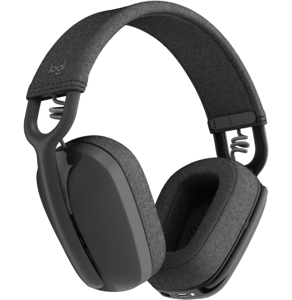 Le Logitech Zone Vibe 100 est un casque sans fil Bluetooth 5.2 conçu pour les espaces de travail ouverts, avec transducteurs de 40 mm, double micro anti-parasite, oreillettes à mémoire de forme et certification Microsoft Teams.