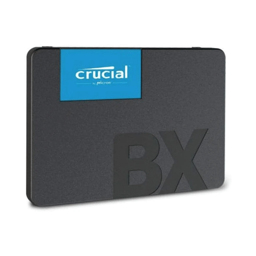 Le Crucial BX500 120 Go est un SSD interne 2,5 pouces conçu pour booster les performances de votre ordinateur à petit prix. Grâce à son interface SATA III (6 Gb/s) et sa technologie NAND Flash, il offre des vitesses de démarrage plus rapides, des chargements d'applications plus fluides et une meilleure réactivité générale. Avec une épaisseur fine de 7 mm, ce SSD est parfaitement adapté aux ordinateurs portables comme aux PC de bureau. C’est une solution idéale pour remplacer un disque dur mécanique lent ou pour redonner vie à un système vieillissant.
