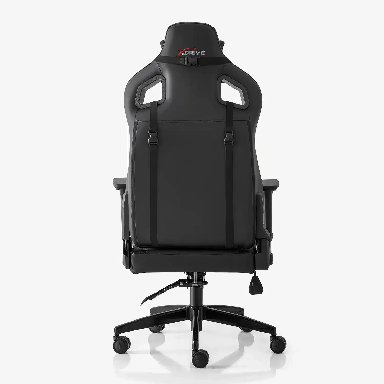 Chaise gamer XDRIVE AKDENIZ en simili-cuir – confort ergonomique, dossier inclinable 160°, accoudoirs 3D et design élégant noir/gris.