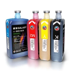 L'encre EcoSolvant pour traceur Galaxy DX5-ECO est conçue pour les imprimantes de traceurs de type éco-solvant, offrant des impressions de haute qualité avec une excellente durabilité et des couleurs vives. Parfaite pour une utilisation en extérieur comme en intérieur, elle garantit des résultats nets et résistants.
