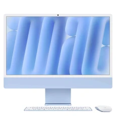 Le nouvel iMac 24″ M4 (Bleu) combine élégance, silence et puissance grâce à la puce Apple M4, un écran Retina 4.5K, 16 Go de RAM, SSD 256 Go et un audio spatial Dolby Atmos. Compact, performant, il convient à tous les environnements créatifs ou professionnels.