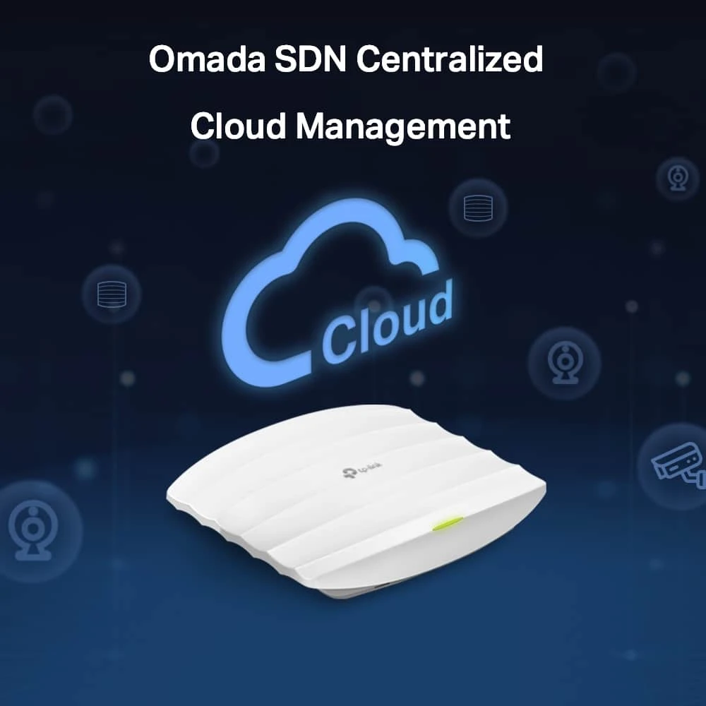 Le TP-Link EAP265HD est un point d’accès WiFi bi-bande AC1750 spécialement conçu pour les environnements à forte densité tels que les bureaux, hôtels, écoles et restaurants. Grâce à la technologie MU-MIMO, à l’intégration Omada SDN Cloud et au support PoE, il garantit une connexion stable, rapide et facilement gérable.