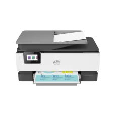 L'HP Pro 9013 est une imprimante multifonction jet d'encre performante offrant impression, copie, numérisation et fax, avec connectivité Wi-Fi et design compact.