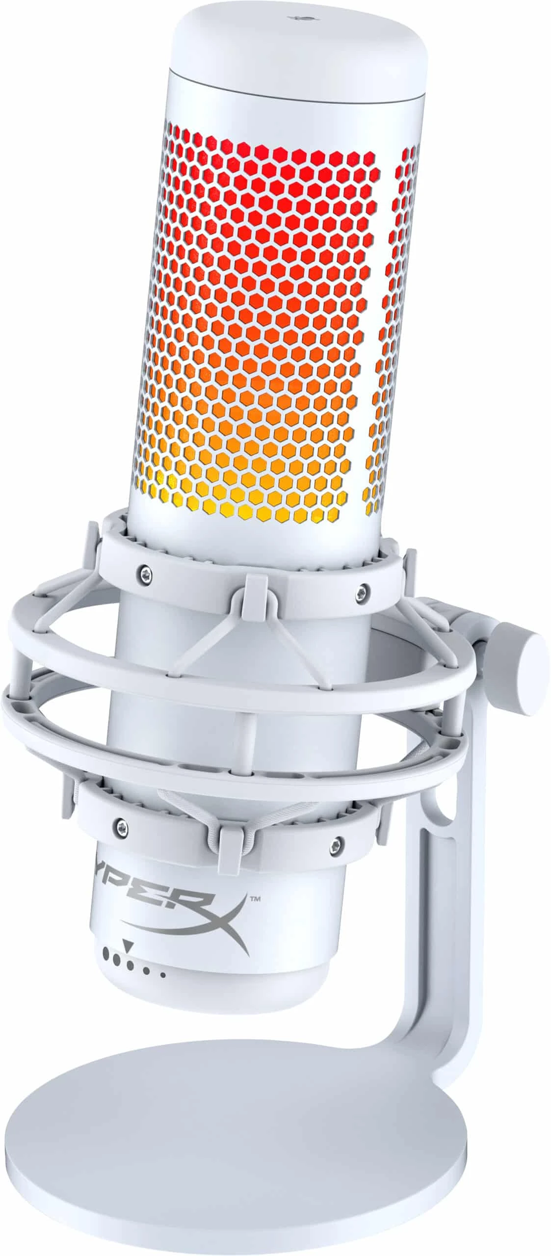 Le HyperX QuadCast S (519P0AA) est un microphone USB haut de gamme avec éclairage RVB personnalisable. Offrant quatre modes de directivité (stéréo, omnidirectionnel, cardioïde, bidirectionnel), il est parfait pour le streaming, le gaming, les podcasts et les visioconférences.